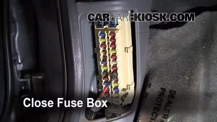 mazda mpv fuse box location